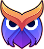 Omoik logo looking like a owl